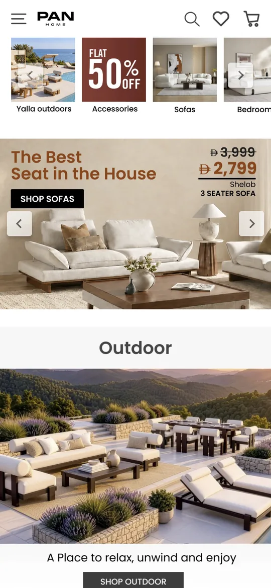 PAN Home — Mobile