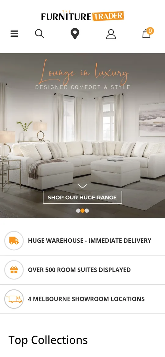 The Furniture Trader — Mobile
