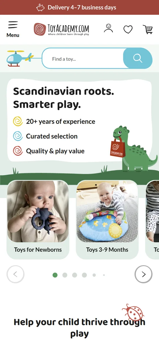 ToyAcademy — Mobile